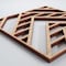 Ekena Millwork Extra Small Gilcrest Decorative Fretwork Wood Wall Panels, Alder, 7 3/8"W x 7 3/8"H x 3/8"T WALW08X08X0375GCTAL - alternate 2
